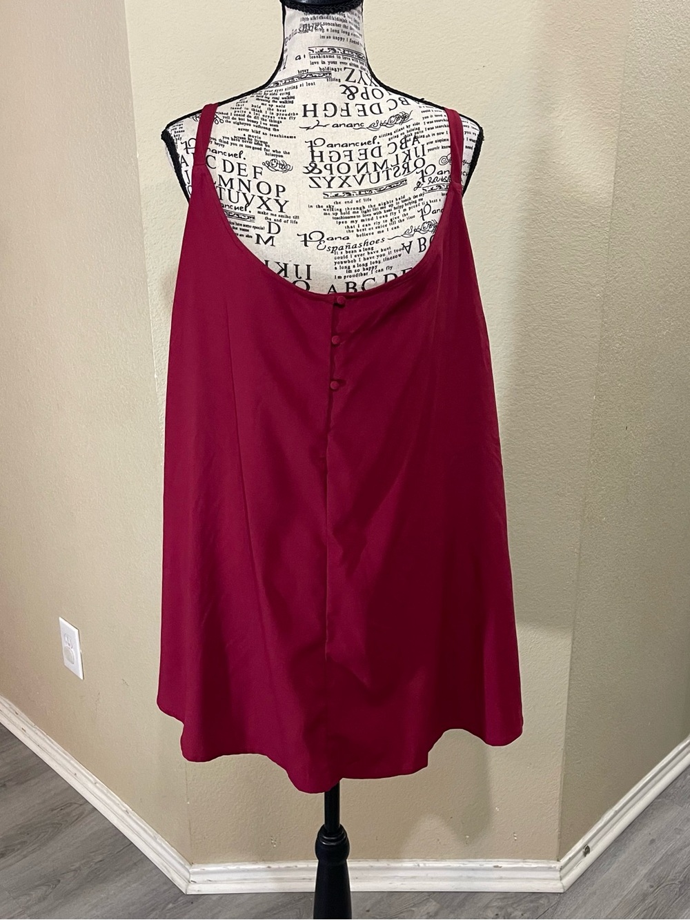 Lane Bryant Deep Wine Knit Top